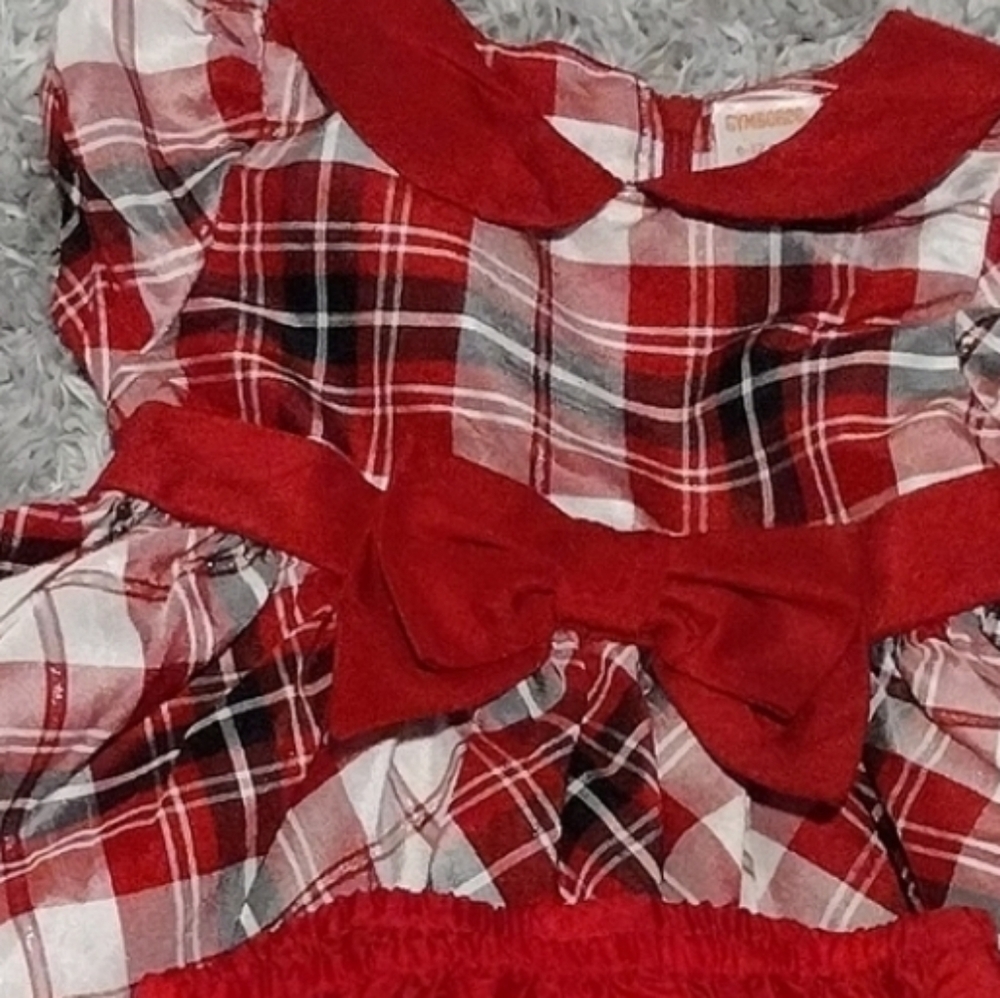 Gymboree Red Plaid Formal Dress for Kids